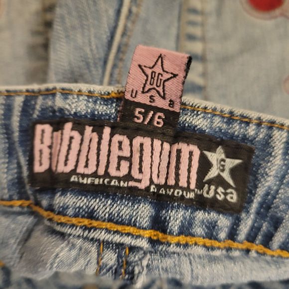 Women’s Vintage Bubblegum Denim Shorts Size 5/6 - Picture 7 of 11